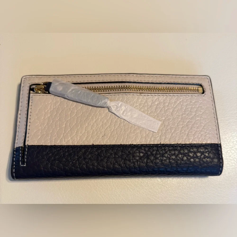 kate spade Cream and Black Leather Continental Wallet - Picture 2 of 3